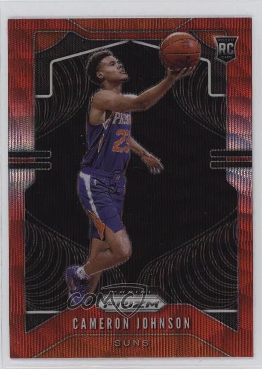 2019-20 Panini Prizm Rookie Ruby Wave Prizm Cameron Johnson #257 4f5