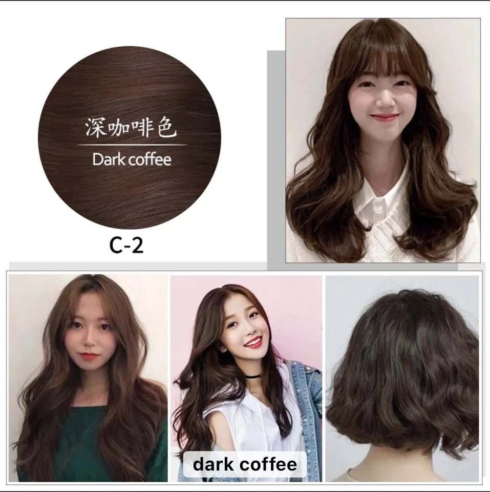 Champú tinte para cabello marrón oscuro 3 en 1 champú para cabello tinte instantáneo a base de hierbas Foto 3 de 4