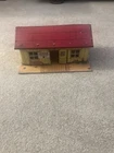 Vintage Marx Toys Lumar Construction Company Tin Lithograph Building VG Cond