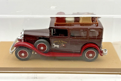 Eligor 1/43 Scale 1052 - 1930 Talbot Taxi Hotel De France Brown/Red Case no Box