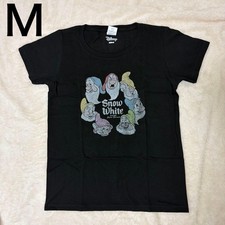 Disney Snow White  Seven Dwarfs T-Shirt M Black Casual Top