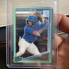 2025 Panini Donruss - Clearly Rated Prospects Kendall George #116 (RC)