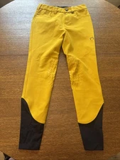 Nwt Vestrum Show Grip Breeches Made Italy Size US 24 Italian 40 Yellow Read