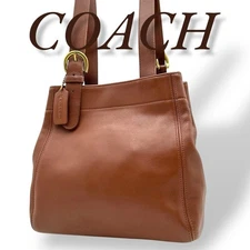 Vintage Old COACH 4157 Waverly Soho Buckle Bag Tote Shoulder Bag -Brown Leather