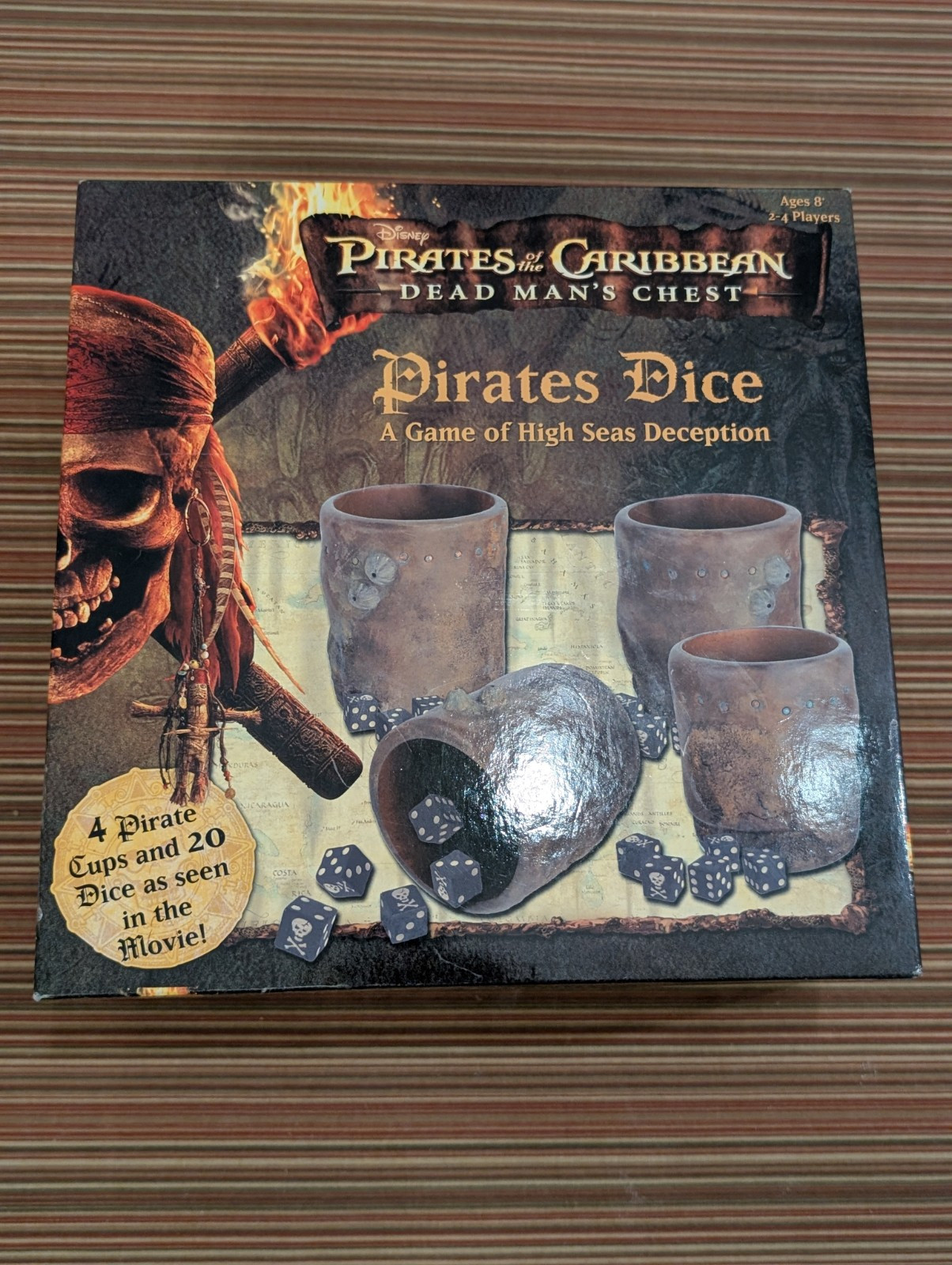 Disney Pirates of the Caribbean At World's End Dice Game Complete Set