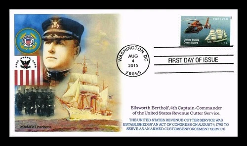 US COVER FIRST DAY OF ISSUE PANDA CACHETS UNITED STATES COAST GUARD