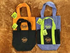 Trader Joe's Mini Halloween Canvas Tote Bag (LOT Of 4)