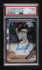 2019 Bowman Chrome Prospects Refractor Alexander Canario PSA 9 MINT Auto 09an
