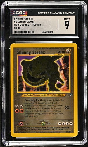 Shining Steelix (Unlimited) graded CGC 9 for sale on eBay