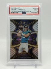 2021 Select Trevor Lawrence Phenomenon Silver Prizm RC Rookie Card PSA 9