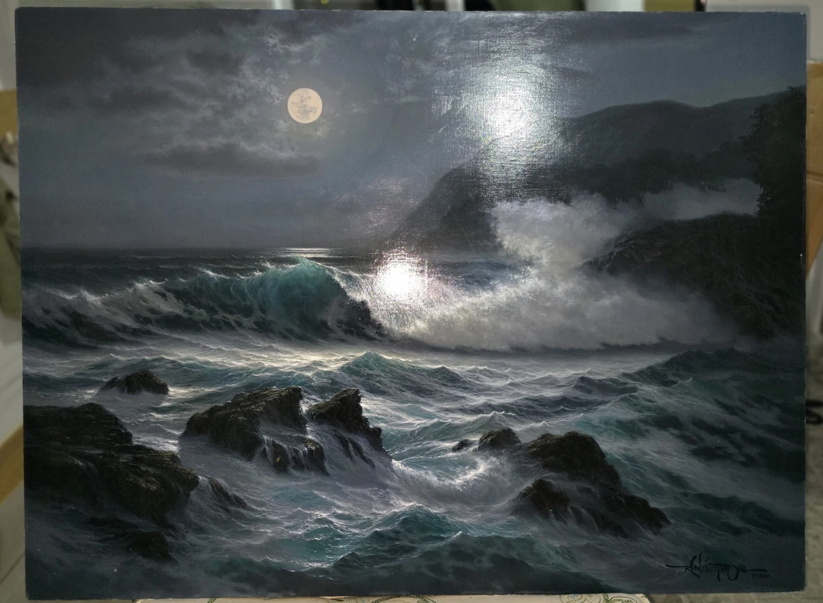 ロイ.ゴンザレス.タボラ　ハワイ ロイ.ゴンザレス.タボラ ハワイ ロイ・ゴンザレス・タボラ ハワイ 風景画