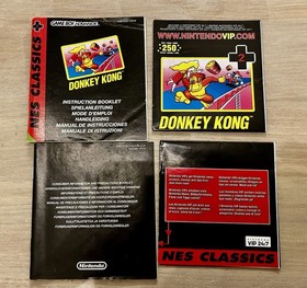 GBA Gameboy Advance NES Classics Donkey Kong Boxed Complete Great Condition