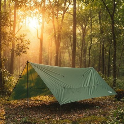 Ultra-Durable 10ft x 8ft Rainfly Tarp - Ultimate Protection for Adventurers