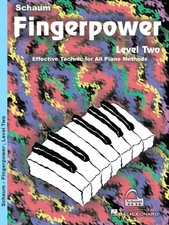 Schaum Fingerpower - Level 2 Piano Technique Book  Finger Strength Exercise...