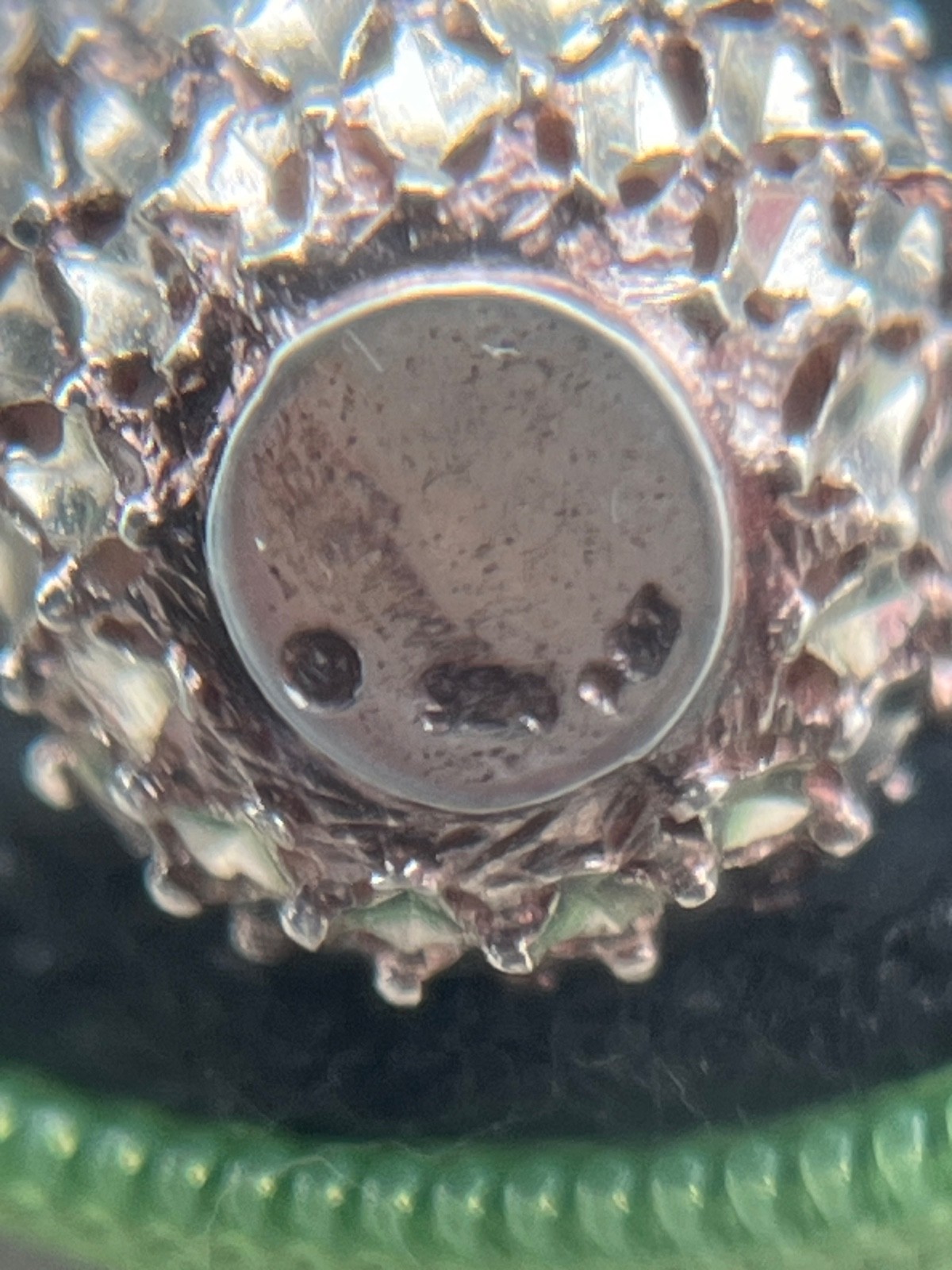 925 sterling silver three-dimensional pineapple c… - image 2