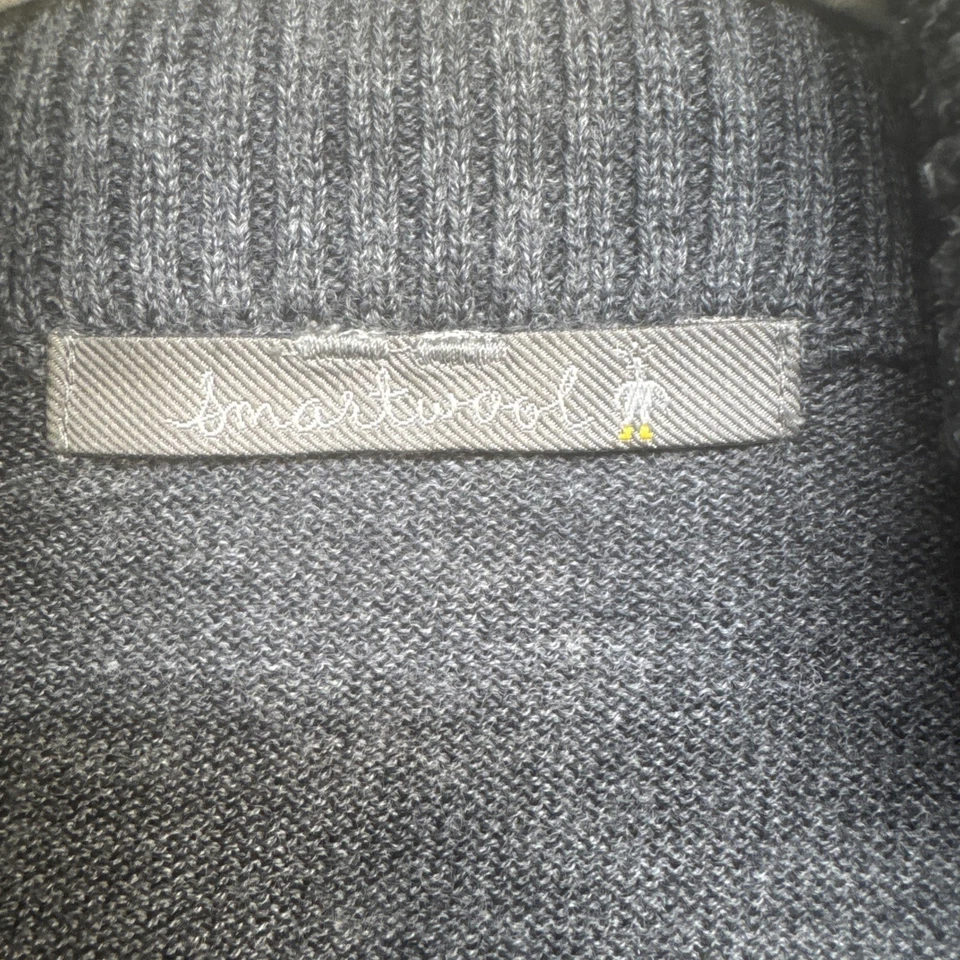 Smartwool Men’s Merino Wool Gray 1/2 Zip Pullover Performance Baselayer Large - Image 3 of 4