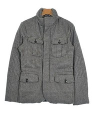 PEUTEREY Down Coats BlackxBeige Glen check S 2200644085045