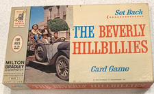 The Beverly Hillbillies Set Back Card Game 1963 Milton Bradley Complete 4332