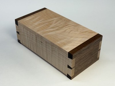 Modern Wood Handmade Desktop/Decor/Gift Dovetail Box
