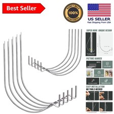 20PCS Super Hook Picture Hangers - Effortless Installation for Art Decor