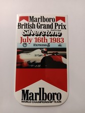Marlboro.Formula1.Sticker.Autocollant.Adesivo.Aufkleber-Silverstone 1983