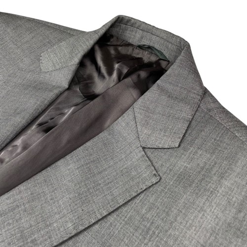 John Varvatos, John Varvatos Men's 100% Wool 2-Button Blazer Jacket Gray • Italy • 40R