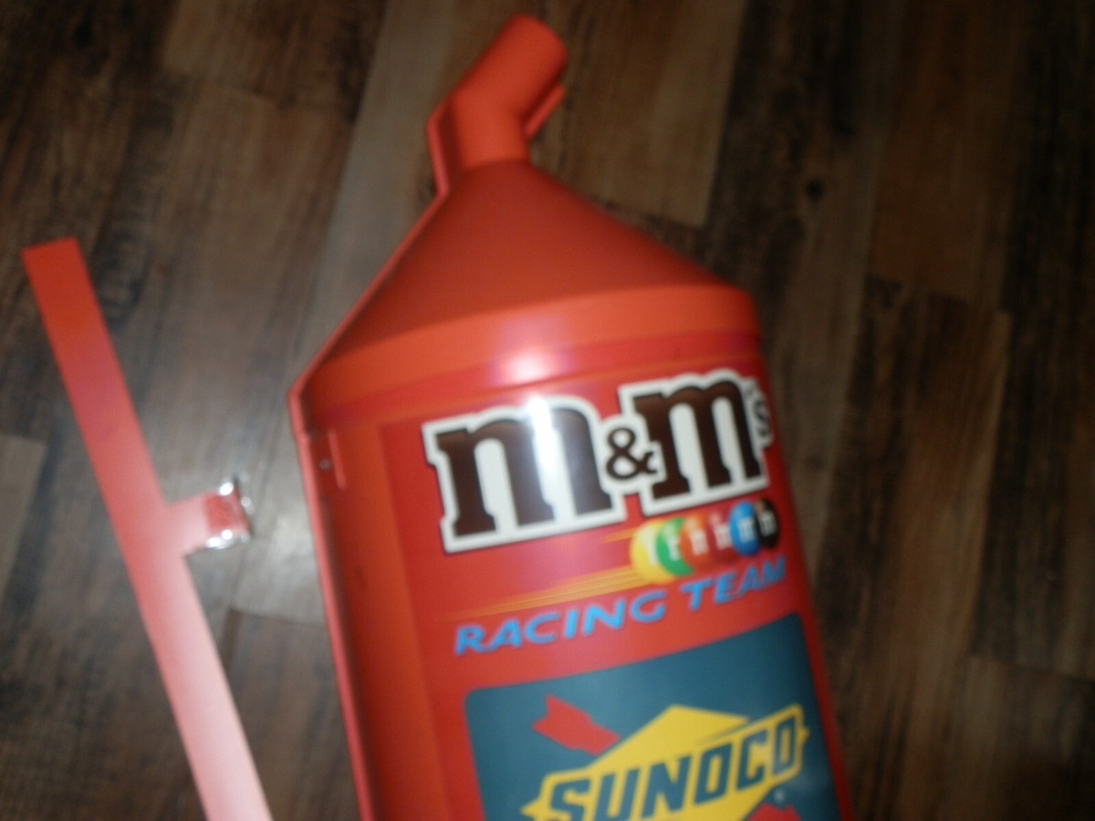 M&M's Racing Team Sunoco Skittles Wall Display Candy