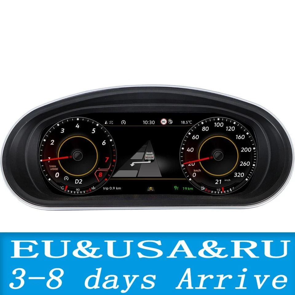 Velocímetro de instrumento digital LCD para tablero de instrumentos para Volkswagen VW CC 2013~2016 Foto 2 de 4