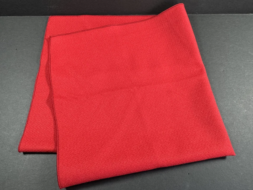 Обеденные салфетки праздничные красные ~ полиэстер ~ 19 дюймов квадратные - набор из 8 ~ средний вес * - Изображение 2 из 3