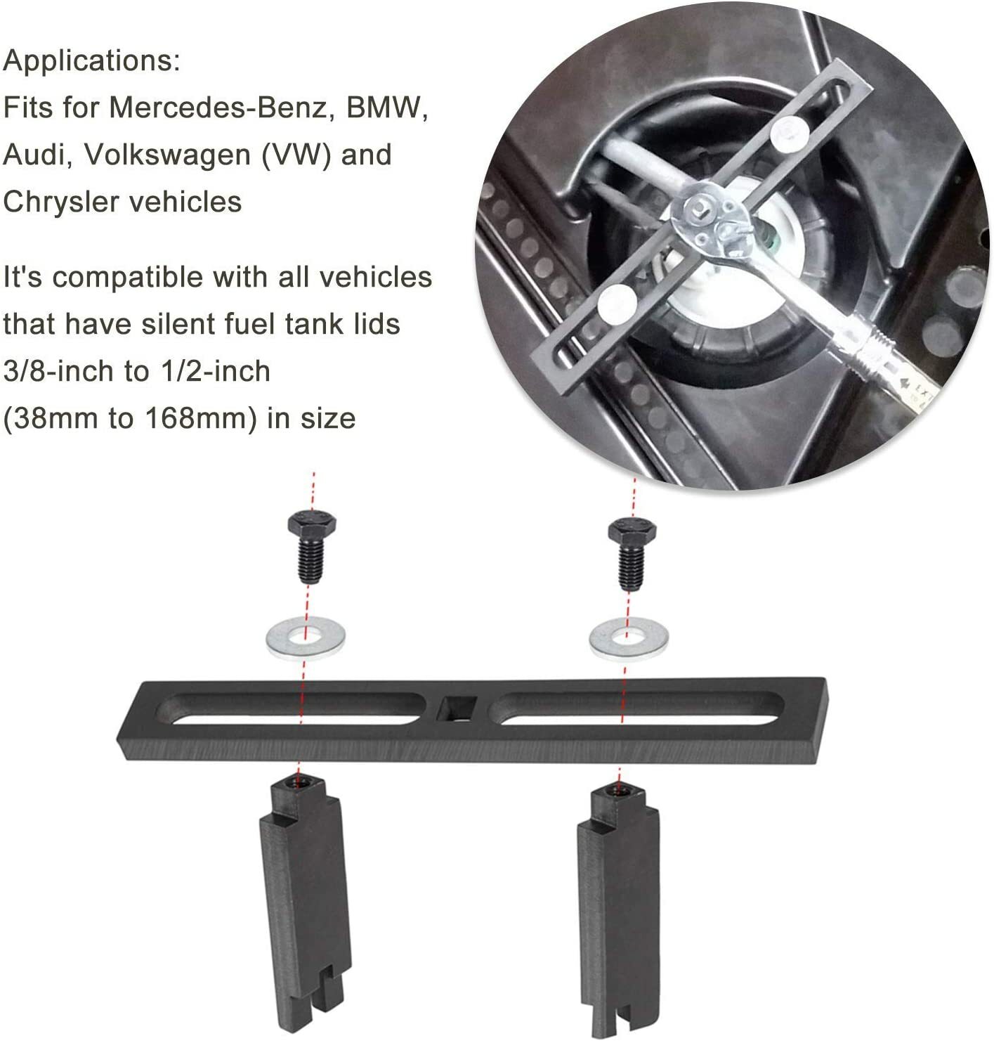 Adjustable Fuel Pump Spanner Wrench & 6599 Universal Fuel Tank Lock Ring Tool eBay