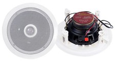 Pair New Pyle PDIC60 250 Watt 6.5'' Two-Way In-Ceiling Speaker System