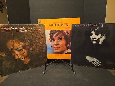 Vicki Carr 3 Lp Record Lot Best Of For All We Know Unforgettable 2 LPs Near Mint