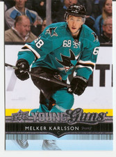 14/15 UD YOUNG GUNS MELKER KARLSSON # 468