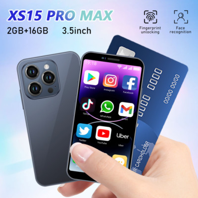 XS15 Pro Max Mini Smartphone 3.5 inch 2GB+16GB Dual SIM Mobile Phone Android 8.1