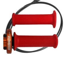 Comando gas rapido Accossato arancione manopole rosse Suzuki GSXR1000 2017-2019