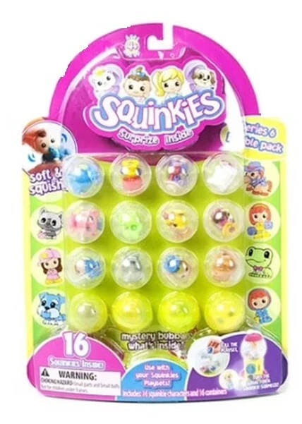 LOTE de 6 Paquetes de Burbujas Squinkies - Total de 96 Squinkies - Serie 1-6 Nuevo/Sellado Foto 2 de 4