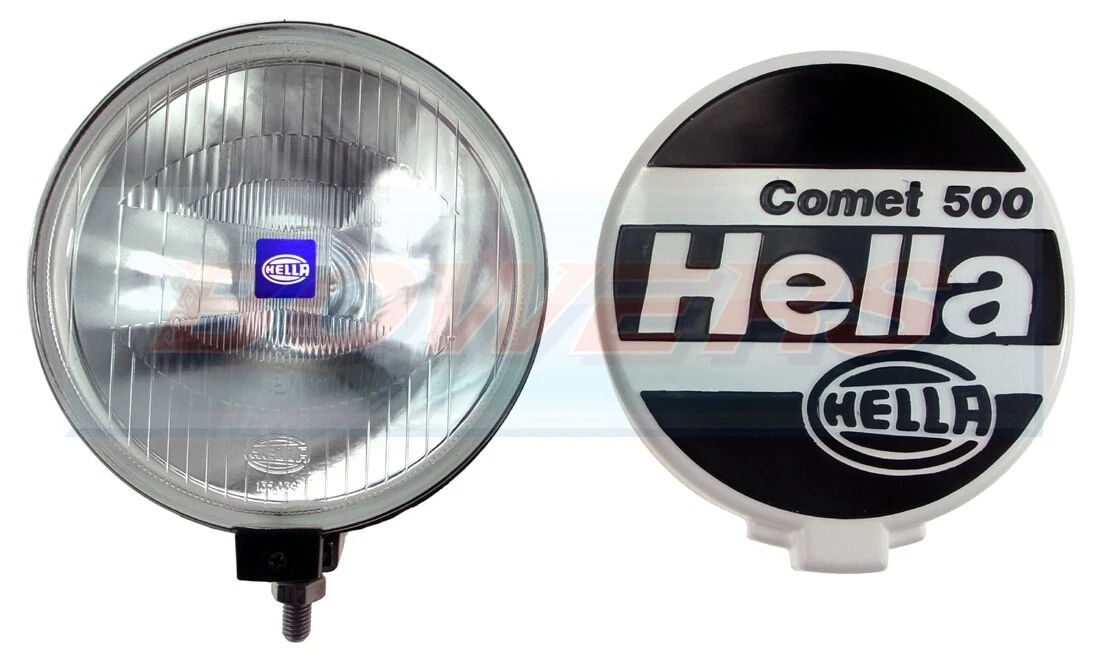 2x headlights additional headlights Hella Comet FF500 high beam car  universal