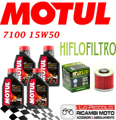 JAWA CZ Dakar 660 2009 2013 CUTTING KIT 4 LT MOTUL 7100 15W50 + OIL FILTER