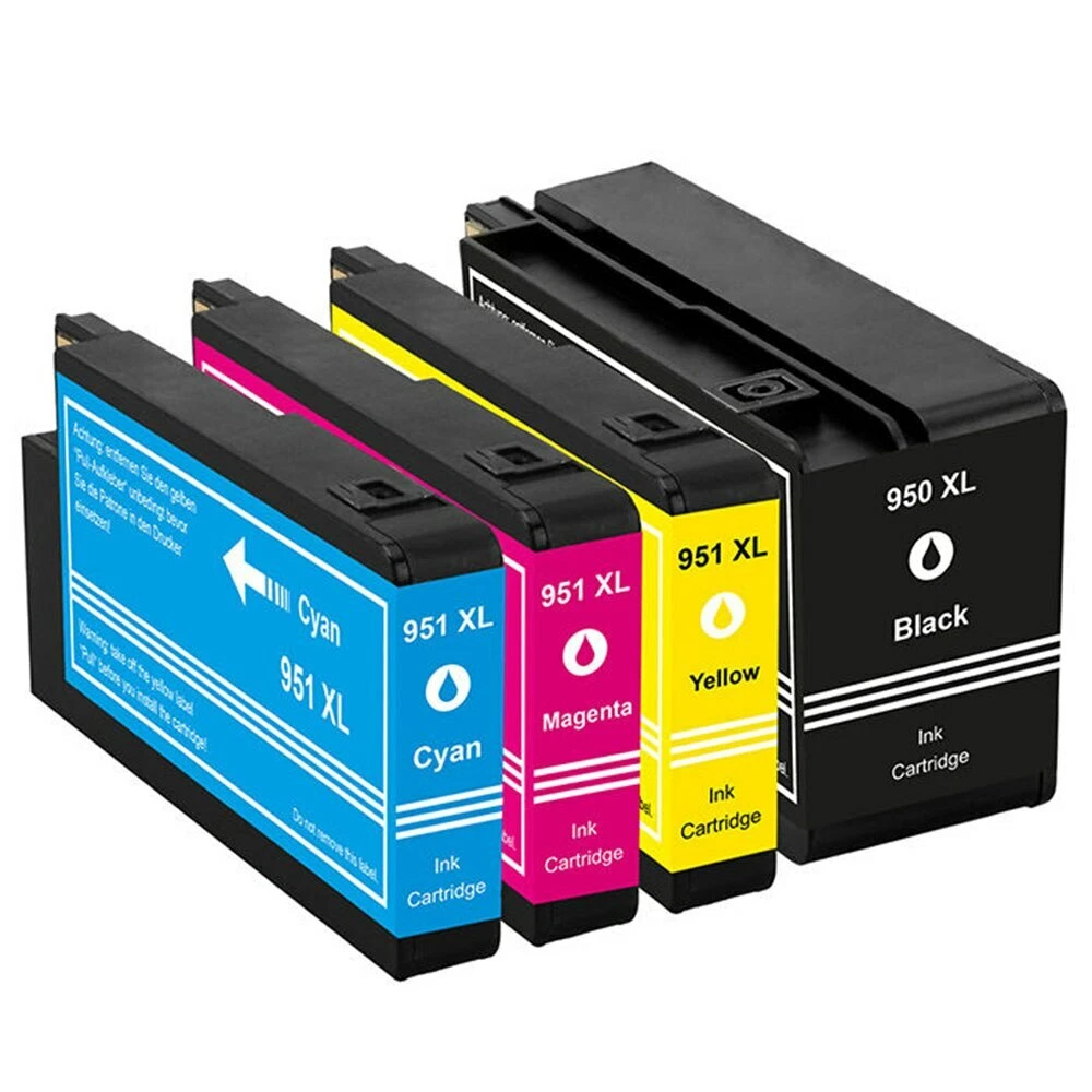4 Ink Cartridges For HP Officejet Pro 8610 8620 8600 Plus 950XL