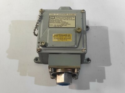 CCS 604GZ1-7011 4,152,559 Pressure Switch Pressure Switch Proof 750 PSIG 52 bar