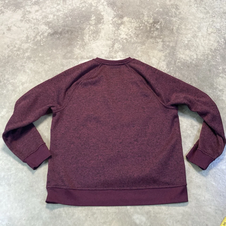Lucky Brand Sweatshirt Womens XL Hungover for the Holidays Pullover Burgundy - Image 4 of 4