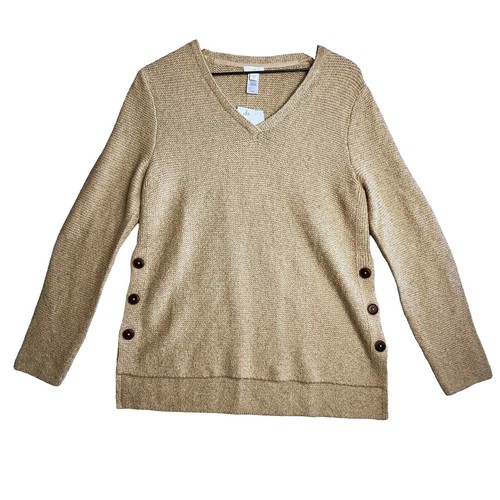その他 Jill 6767) NWOT J JILL x-large pink pullover knit top tee cotton