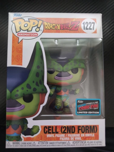 Funko POP! Anime #1227 Dragonball Z CELL (2nd Form) w/2022 NYCC Official Sticker