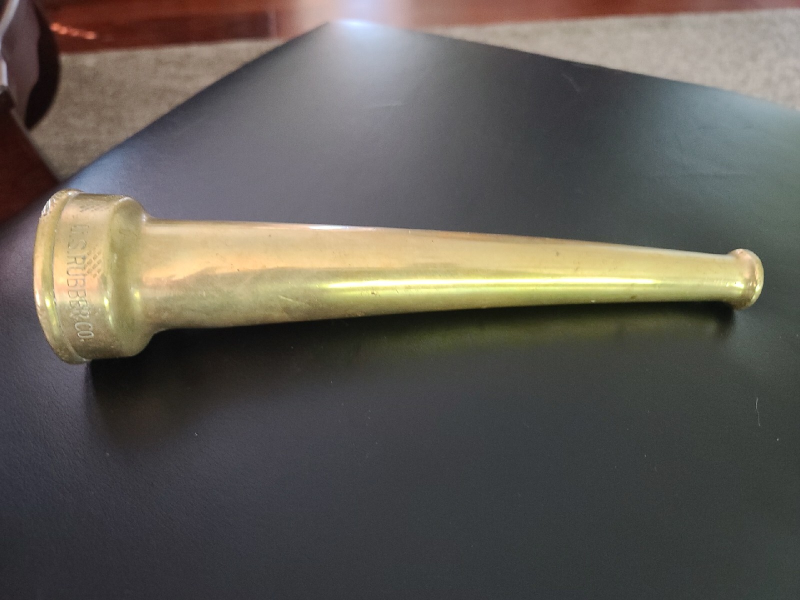 Antique Brass Full Bore Fire Hose Nozzle eBay