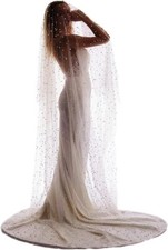 Pearl Bridal Veils for Woman Wedding Veil1 Tier Ivory Cathedral Length Veils ...