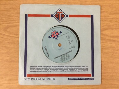 HEATWAVE - MIND BLOWING DECISIONS/ I'LL BEAT YOUR BOOTY Vinyl 7'' RECORD 1978