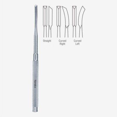 Gardner Bone Chisels, G9, Straight, 4 mm wide Tip, Premium