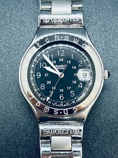 Orologio Swatch Happy Joe Irony Acciaio Inox 37mm Quarzo Svizzero Unisex, Quadrante Raro