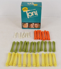 Set of 35 Toni Body Perm Curvers Curlers 1970s 1980s Complete Kit 4 Sizes PROP