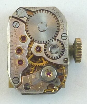 Mouvement Mécanique Vintage Movado - Pour Montre à Gousset Ou De Poche - À Réparer Ou Pour Pièces